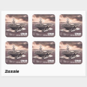Vliegtuig carrier Nimitz Sticker (Vel)