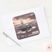 Vliegtuig carrier Nimitz Sticker (Envelop)