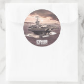 Vliegtuig carrier Nimitz Sticker (Tas)