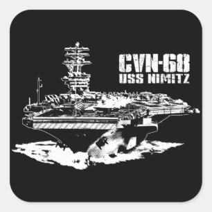 Vliegtuig carrier Nimitz Sticker
