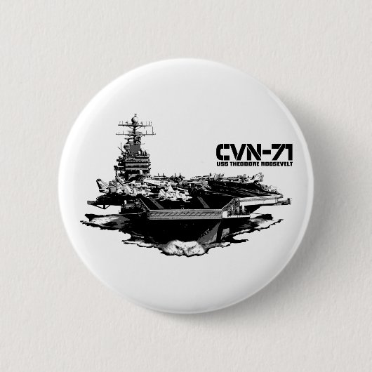 Vliegtuig carrier Theodore Roosevelt Button (Voorkant)