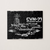 Vliegtuig carrier Theodore Roosevelt Fuji puzzle Legpuzzel (Horizontaal)