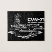 Vliegtuig carrier Theodore Roosevelt Fuji puzzle Legpuzzel (Horizontaal)