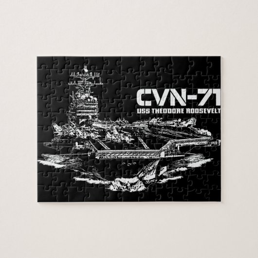 Vliegtuig carrier Theodore Roosevelt Fuji puzzle Legpuzzel (Horizontaal)