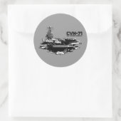 Vliegtuig carrier Theodore Roosevelt Sticker (Tas)