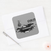 Vliegtuig carrier Theodore Roosevelt Sticker (Envelop)