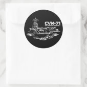 Vliegtuig carrier Theodore Roosevelt Sticker (Tas)