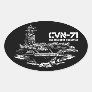 Vliegtuig carrier Theodore Roosevelt Sticker
