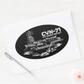 Vliegtuig carrier Theodore Roosevelt Sticker (Envelop)