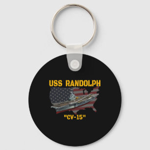 Vliegtuig Carrier Uss Randolph CV-15 Veterans Day Sleutelhanger