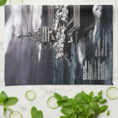 Vliegtuig carrier van Theodore Roosevelt Hand Towe Theedoek (Gevouwen)