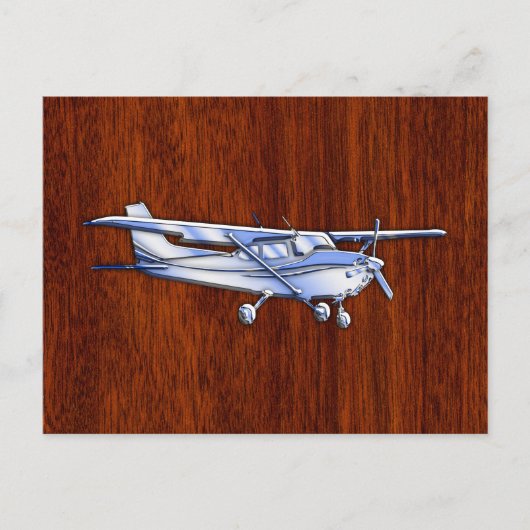 Vliegtuig Cessna Cessna Flying Mahogany Briefkaart (Voorkant)