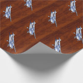 Vliegtuig Cessna Cessna Flying Mahogany Cadeaupapier (Hoek)