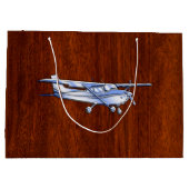 Vliegtuig Cessna Cessna Flying Mahogany Large Cadeautasje (Achterkant)