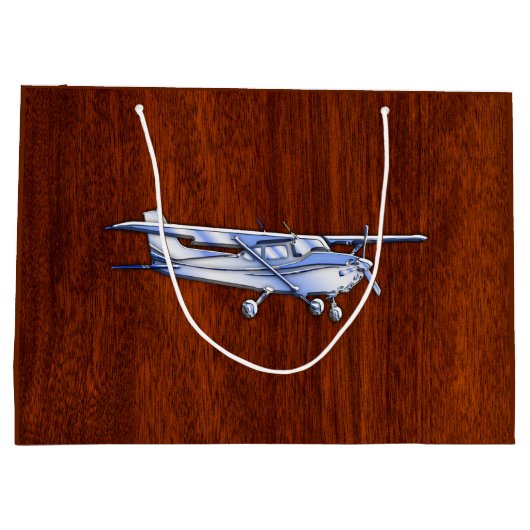 Vliegtuig Cessna Cessna Flying Mahogany Large Cadeautasje (Achterkant)