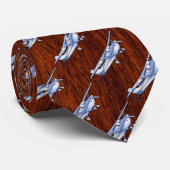 Vliegtuig Cessna Cessna Flying Mahogany Stropdas (Opgerold)