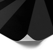 Vliegtuig Cessna Silhouette Flying Black Burst Poster (Hoek)