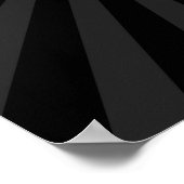 Vliegtuig Cessna Silhouette Flying Black Burst Poster (Hoek)