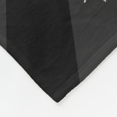 Vliegtuig Cessna Silhouette Flying Black Sunburst Fleece Deken (Hoek)