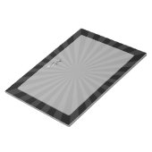 Vliegtuig Classic Cessna Silhouette Sunburst Notitieblok (Schuin)