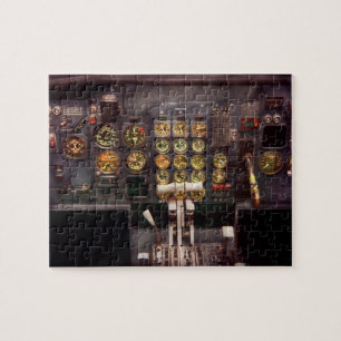 Vliegtuig - cockpit - De bedieningsorganen zijn in Legpuzzel