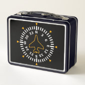 Vliegtuig Compass Flight Instrument (Achterkant)
