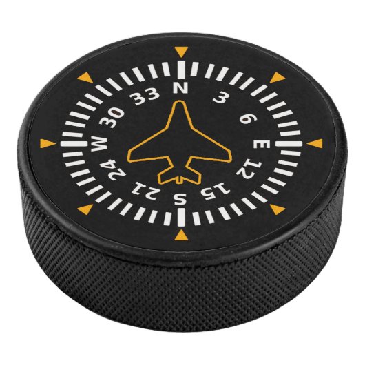 Vliegtuig Compass Flight Instrument Hockey Puck (3/4)