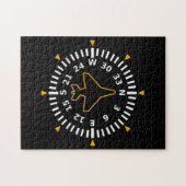 Vliegtuig Compass Flight Instrument Legpuzzel (Horizontaal)