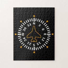 Vliegtuig Compass Flight Instrument Legpuzzel