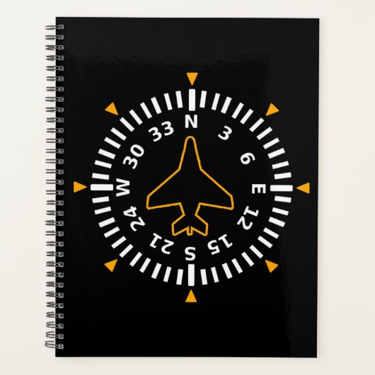 Vliegtuig Compass Flight Instrument Planner (Voorkant)