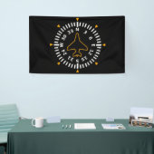 Vliegtuig Compass Flight Instrument Spandoek (Beurs)
