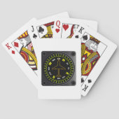 Vliegtuig Compass Pokerkaarten (Achterkant)