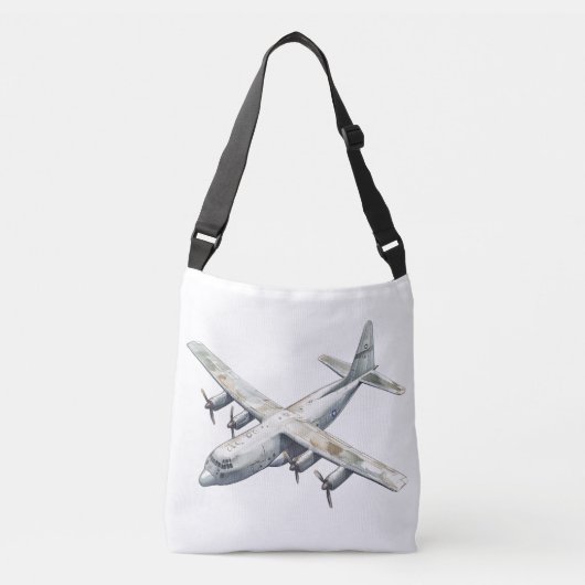 Vliegtuig Crossbody Tas (Voorkant)