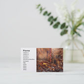 Vliegtuig - Daduur van de luchtvaart Visitekaartje (Staand voorkant)