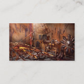 Vliegtuig - Daduur van de luchtvaart Visitekaartje (Achterkant)