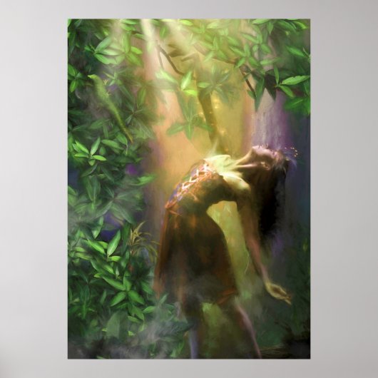 VLIEGTUIG DANCER IN HET LICHT VAN DE LIMOEN POSTER (Voorkant)