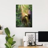 VLIEGTUIG DANCER IN HET LICHT VAN DE LIMOEN POSTER (Thuiskantoor)