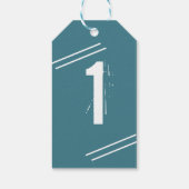 Vliegtuig Dank u Label Cadeaulabel (Achterkant)