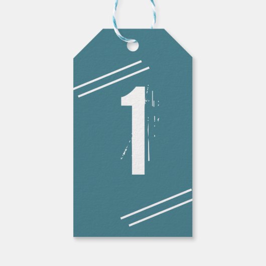 Vliegtuig Dank u Label Cadeaulabel (Achterkant)