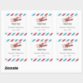 vliegtuig dank u Stickers (Vel)