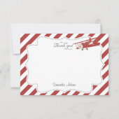 Vliegtuig Dank u wel! Bedankkaart (Voorkant)