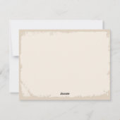 Vliegtuig Dank u wel! Feestdagenkaart (Achterkant)