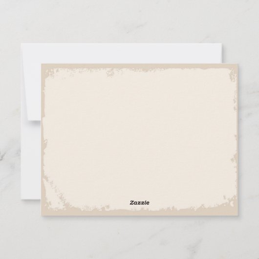 Vliegtuig Dank u wel! Feestdagenkaart (Achterkant)