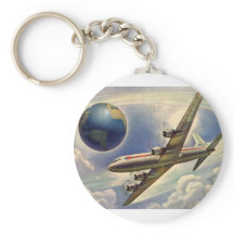  vliegtuig dat over de hele wereld in wolken vlieg