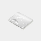 Vliegtuig dat wordt geacht te vliegen, grayscale post-it® notes (Schuin)