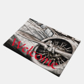  vliegtuig deurmat (Schuin)