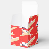 Vliegtuig die  WPA Kleurrijk vliegen Bedankdoosjes (Geopend)