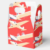 Vliegtuig die  WPA Kleurrijk vliegen Bedankdoosjes (Geopend)