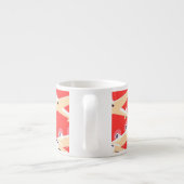 Vliegtuig die  WPA Kleurrijk vliegen Espresso Kop (Achterkant)