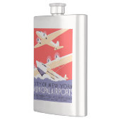 Vliegtuig die  WPA Kleurrijk vliegen Flacon (Links)